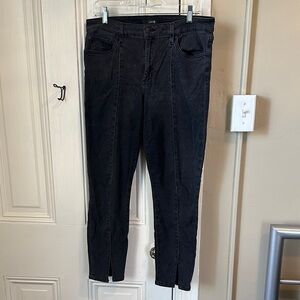 Joe’s Black High-Waisted Split hem Jeans